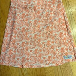 Clearance - must go...Rip Skirt Women's Orange Paisley - Velcro skirt